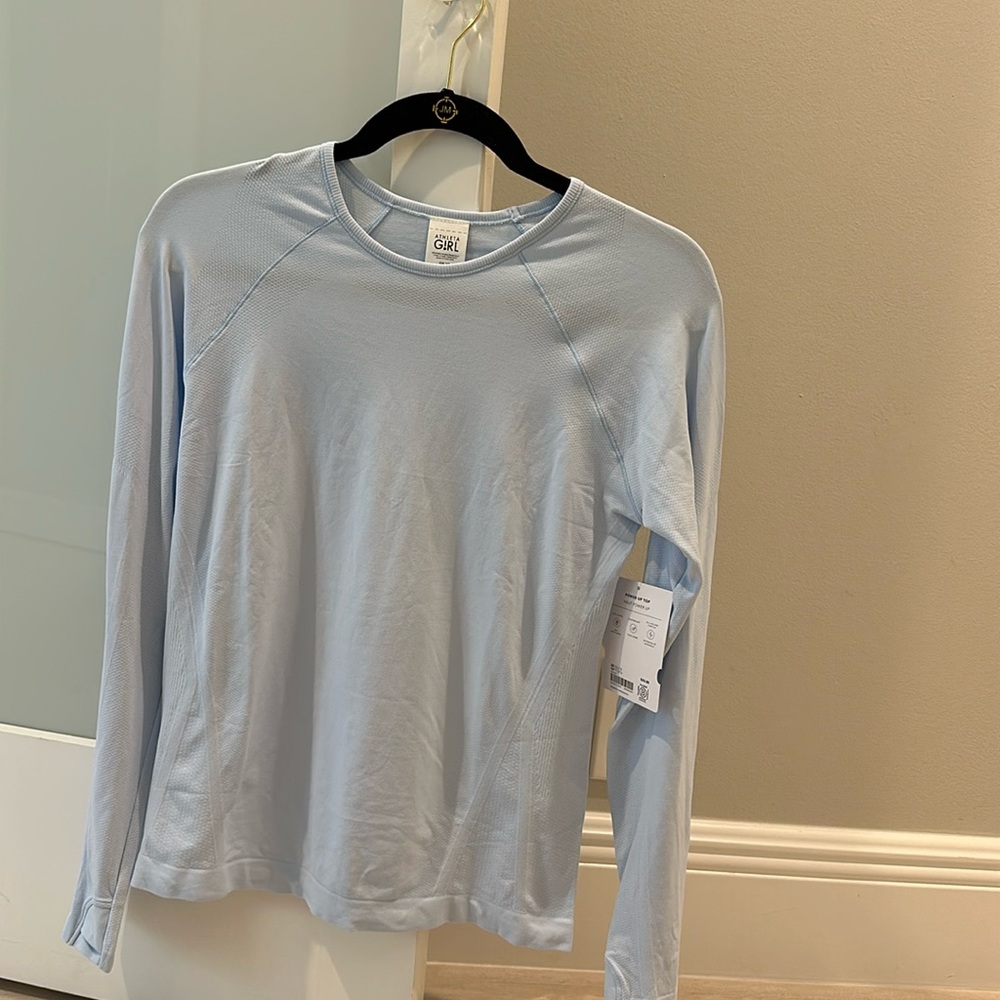 Athleta Girl Power Up Top light blue